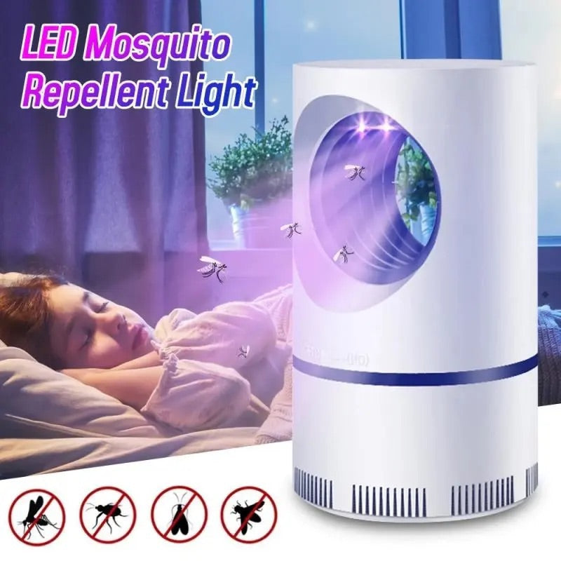 Outdoor LED Mosquito Killer Lamp: USB Powered Repellent with Large Capacity